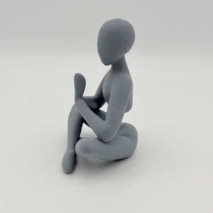 Meditáló absztrakt szobor #1 - otthon & életmód - dekoráció - asztal és polc dekoráció - asztaldísz - Meska.hu