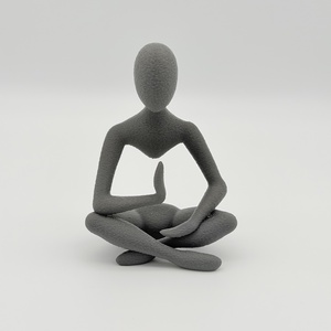 Meditáló absztrakt szobor #2, Otthon & Életmód, Dekoráció, Asztal és polc dekoráció, Asztaldísz, Mindenmás, Ez az absztrakt meditáló szobor a nyugalom és a befelé fordulás pillanatát ragadja meg. Letisztult ..., MESKA