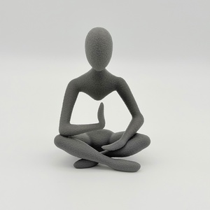 Meditáló absztrakt szobor #2 - Meska.hu