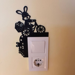 Húsvéti ajtó/kapcsoló dekoráció - otthon & életmód - dekoráció - húsvéti asztaldíszek - Meska.hu