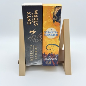 Könyvtartó - szemüveg/telefon tárhellyel - otthon & életmód - dekoráció - asztal és polc dekoráció - könyvtámasz - Meska.hu