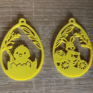 3db-os húsvéti tojásfa dekoráció pakk - ünnepi díszek, dekorációk - húsvéti díszek és dekorációk - húsvéti asztaldíszek - Meska.hu