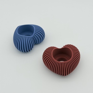 Mécsestartó - szív - ünnepi díszek, dekorációk - húsvéti díszek és dekorációk - húsvéti asztaldíszek - Meska.hu