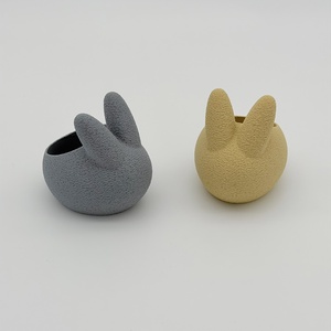 Mécsestartó - nyuszis - ünnepi díszek, dekorációk - húsvéti díszek és dekorációk - húsvéti asztaldíszek - Meska.hu