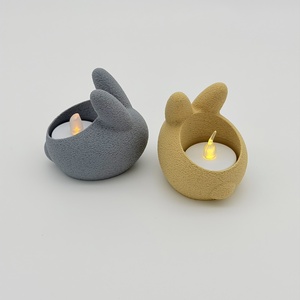 Mécsestartó - nyuszis, Ünnepi díszek, dekorációk, Húsvéti díszek és dekorációk, Húsvéti asztaldíszek, Mindenmás, MESKA