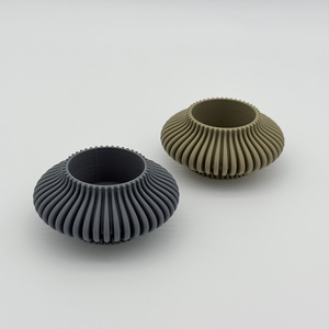 Mécsestartó - csíkos - ünnepi díszek, dekorációk - húsvéti díszek és dekorációk - húsvéti asztaldíszek - Meska.hu