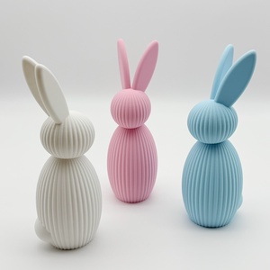 Nyuszi alakú húsvéti dekoráció #2, Ünnepi díszek, dekorációk, Húsvéti díszek és dekorációk, Húsvéti asztaldíszek, Mindenmás, MESKA