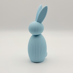 Nyuszi alakú húsvéti dekoráció #2 - ünnepi díszek, dekorációk - húsvéti díszek és dekorációk - húsvéti asztaldíszek - Meska.hu