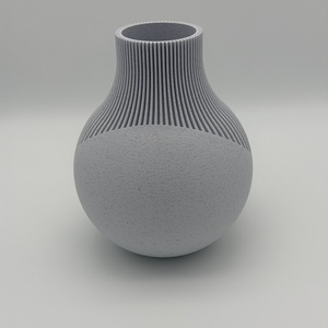 Csíkos beltéri váza - ünnepi díszek, dekorációk - húsvéti díszek és dekorációk - húsvéti asztaldíszek - Meska.hu