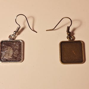 Fülbevaló - sárga-fekete mintás - ékszer - fülbevaló - lógó fülbevaló - Meska.hu