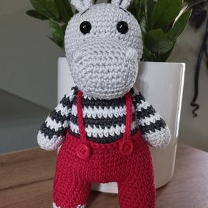 Horgolt viziló-amigurumi, hip - játék & sport - plüssállat & játékfigura - más figura - Meska.hu