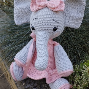 Amigurumi horgolt elefánt  - Meska.hu