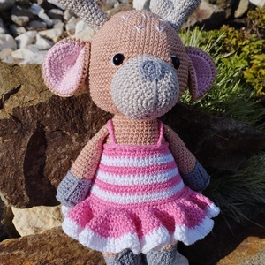Horgolt őzike-amigurumi  - játék & sport - plüssállat & játékfigura - más figura - Meska.hu