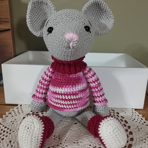 Horgolt egrke,amigurumi kisegr, Játék & Sport, Plüssállat & Játékfigura, Egér, Baba-és bábkészítés, Horgolás, MESKA