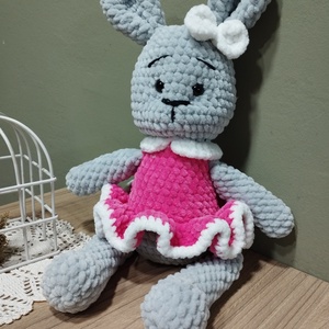 Horgolt plüss amigurumi nyuszi - játék & sport - plüssállat & játékfigura - nyuszi - Meska.hu