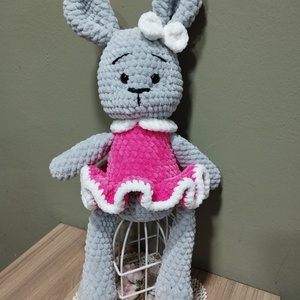 Horgolt plüss amigurumi nyuszi - játék & sport - plüssállat & játékfigura - nyuszi - Meska.hu