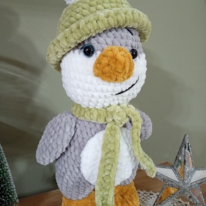 Horgolt pingvin - játék & sport - plüssállat & játékfigura - más figura - Meska.hu