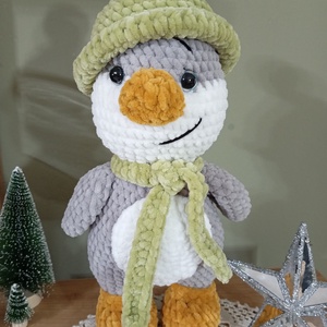 Horgolt pingvin - játék & sport - plüssállat & játékfigura - más figura - Meska.hu