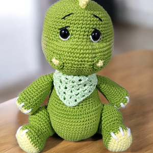 Horgolt T-rex dinó - játék & sport - plüssállat & játékfigura - plüss dínók - Meska.hu