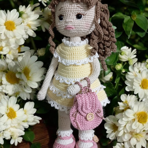 Kathy horgolt baba - Meska.hu