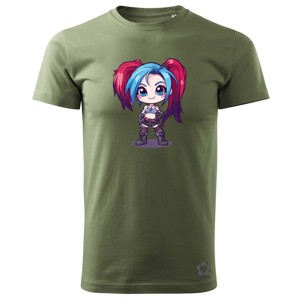 Chibi Jinx v1 férfi póló, Ruha & Divat, Férfi ruha, Póló, , MESKA
