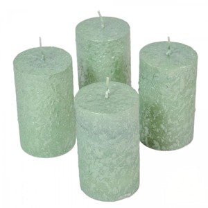 Fröcskölt henger gyertya 60x100 mm - menta szett, Kellékek & szerszámok, Dekorációs gyertya, Dekorációs kellékek, , MESKA