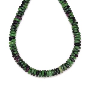 Rubin zoizit korong 6,5x2mm  ékszerkészítő alapanyag (füzér), Kellékek & szerszámok, Ásvány alapanyag, Ásványfüzér, , MESKA