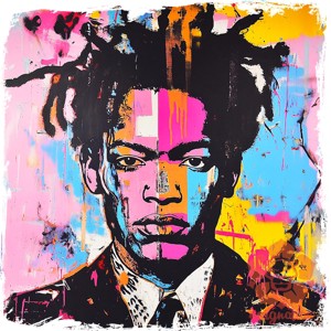 Basquiat pop art v2 - ruha & divat - férfi ruha - férfi pulóver - Meska.hu