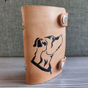 Pitbull fejes igazolványtartó - táska & tok - pénztárca & más tok - kártyatartó & irattartó - Meska.hu