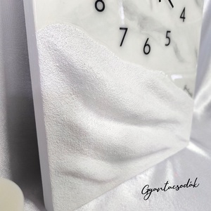 EPOXI GYANTA FALIÓRA - HOWLIT FÁTYOL - 3D TEXTURÁLT - GYANTACSODÁK - otthon & életmód - dekoráció - fali és függő dekoráció - falióra & óra - Meska.hu