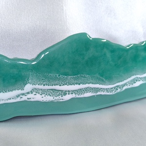 ZÖLD BALATON - EPOXI GYANTA FALIKÉP 88 CM - GYANTACSODÁK - otthon & életmód - dekoráció - kép & falikép - 3d képek - Meska.hu