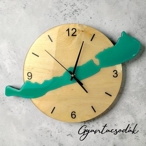 ZÖLD BALATON FÁVAL - EPOXI GYANTA FALIÓRA 40 CM - GYANTACSODÁK - Meska.hu