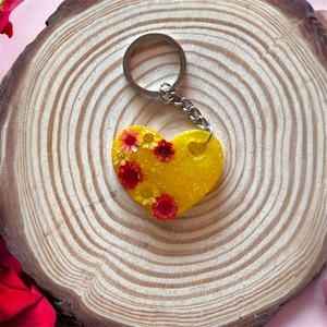 Szíves kulcstartó - táska & tok - kulcstartó & táskadísz - kulcstartó - Meska.hu