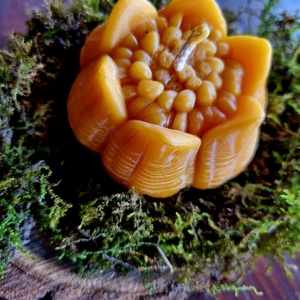 Méhviasz tulipán gyertya - otthon & életmód - gyertya, illat, aroma - gyertya - Meska.hu