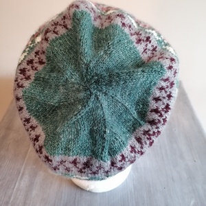 Fair isle mintás kötött gyapjúsapka - ruha & divat - sál, sapka, kendő - sapka - Meska.hu