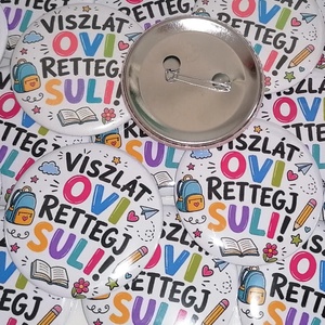 Viszlát ovi, rettegj suli! � ovis ballagási kitűző ��� - Meska.hu