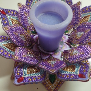 Lótusz virág gyertya tartó - otthon & életmód - gyertya, illat, aroma - gyertyatartó - Meska.hu