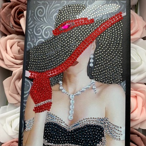 Jegyzetfüzet női portréval - otthon & életmód - papír, írószer - jegyzetfüzet & napló - Meska.hu