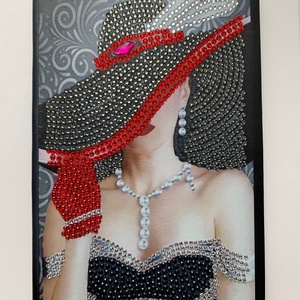 Jegyzetfüzet női portréval - otthon & életmód - papír, írószer - jegyzetfüzet & napló - Meska.hu