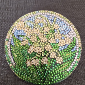 4 db poháralátét virágos mintával - otthon & életmód - konyhafelszerelés, tálalás - tálalás - tányér- és poháralátét - Meska.hu