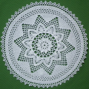 Horgolt fehér terítő 35 cm (29) - otthon & lakás - dekoráció - horgolt & csipketerítő - Meska.hu Horgolt fehér terítő 35 cm (29) - otthon & lakás - dekoráció - horgolt & csipketerítő - Meska.hu