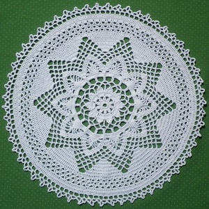 Horgolt fehér terítő 35 cm (29) - otthon & lakás - dekoráció - horgolt & csipketerítő - Meska.hu Horgolt fehér terítő 35 cm (29) - otthon & lakás - dekoráció - horgolt & csipketerítő - Meska.hu