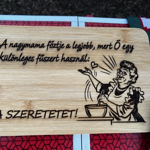 Gravírozott Vágódeszka - otthon & életmód - konyhafelszerelés, tálalás - sütés, főzés - vágódeszka - Meska.hu