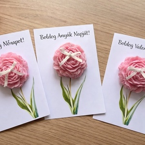 Kedves üzenet gyertyával - Meska.hu