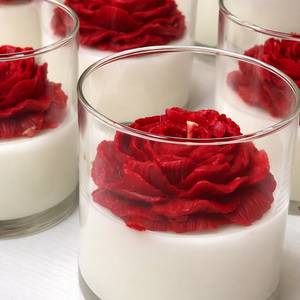 Rózsa gyertya - otthon & életmód - gyertya, illat, aroma - gyertya - Meska.hu