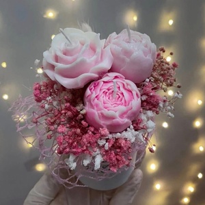 Gyertya csokor - Meska.hu