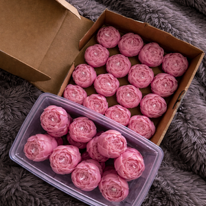 Bazsarózsa gyertya - otthon & életmód - gyertya, illat, aroma - gyertya - Meska.hu