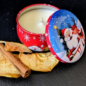 Almás pite illatú szójaviasz gyertya, Otthon & Életmód, Gyertya, illat, aroma, Párologtató, Gyertya-, mécseskészítés, MESKA