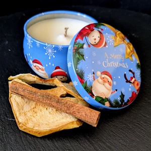 Almás pite illatú szójaviasz gyertya - Meska.hu