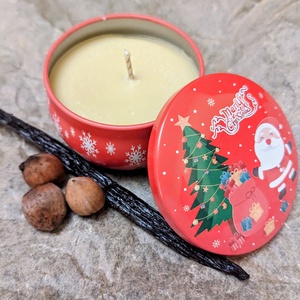 Hókifli illatú szójaviasz gyertya - Meska.hu